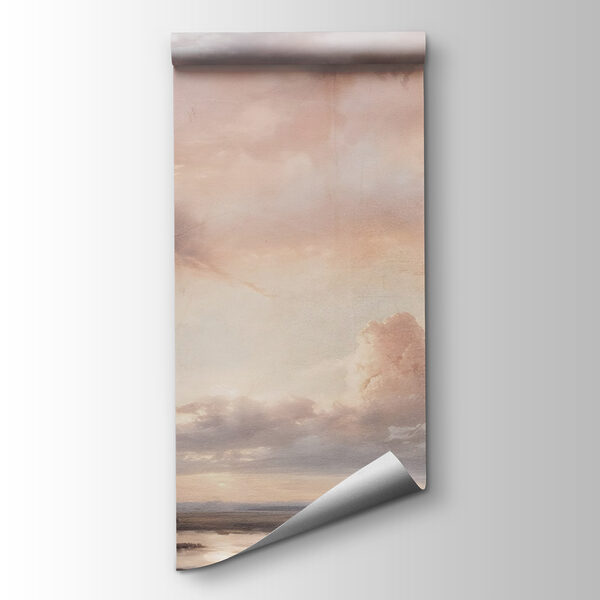 Landscape with a body of water and clouds