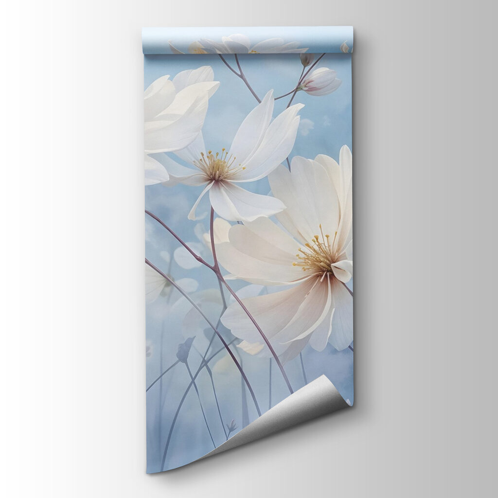 Group of white flowers Group of white flowers