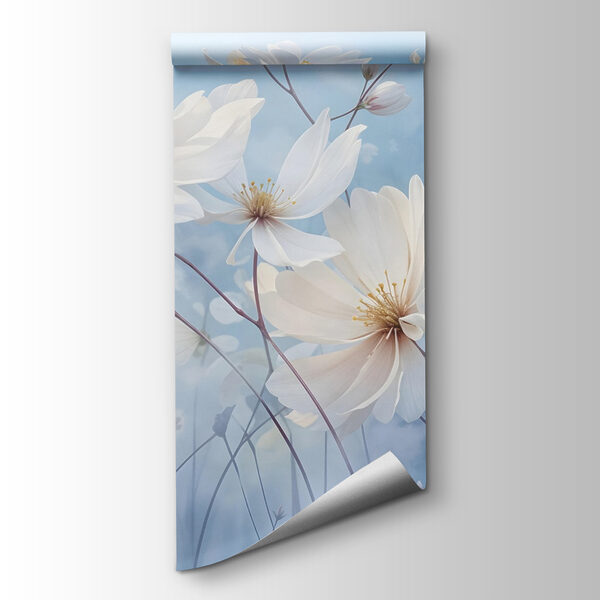 Group of white flowers Group of white flowers