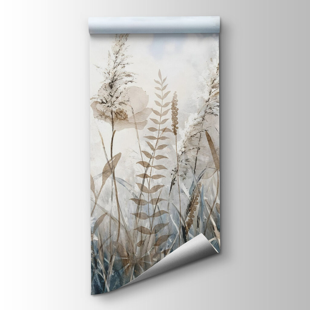 Painting of flowers and plants