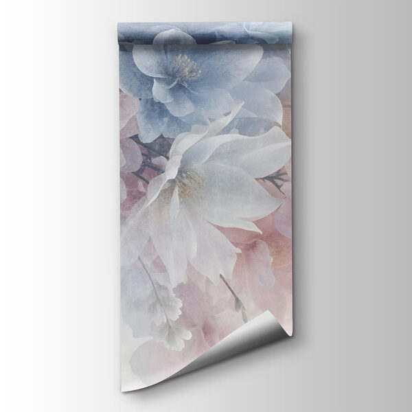 Bunch of flowers on a white surface Bunch of flowers on a white surface