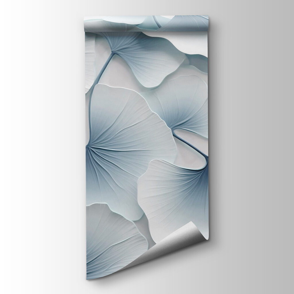 Delicate layers of ginkgo leaves