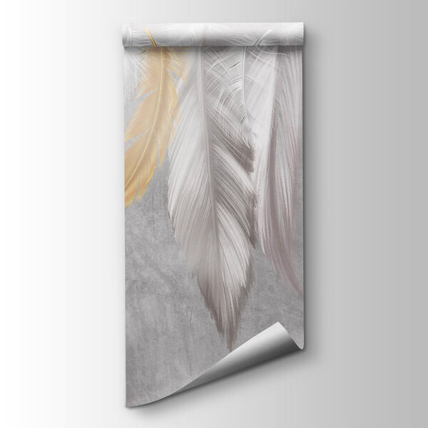 Delicate feathers in soft hues Delicate feathers in soft hues