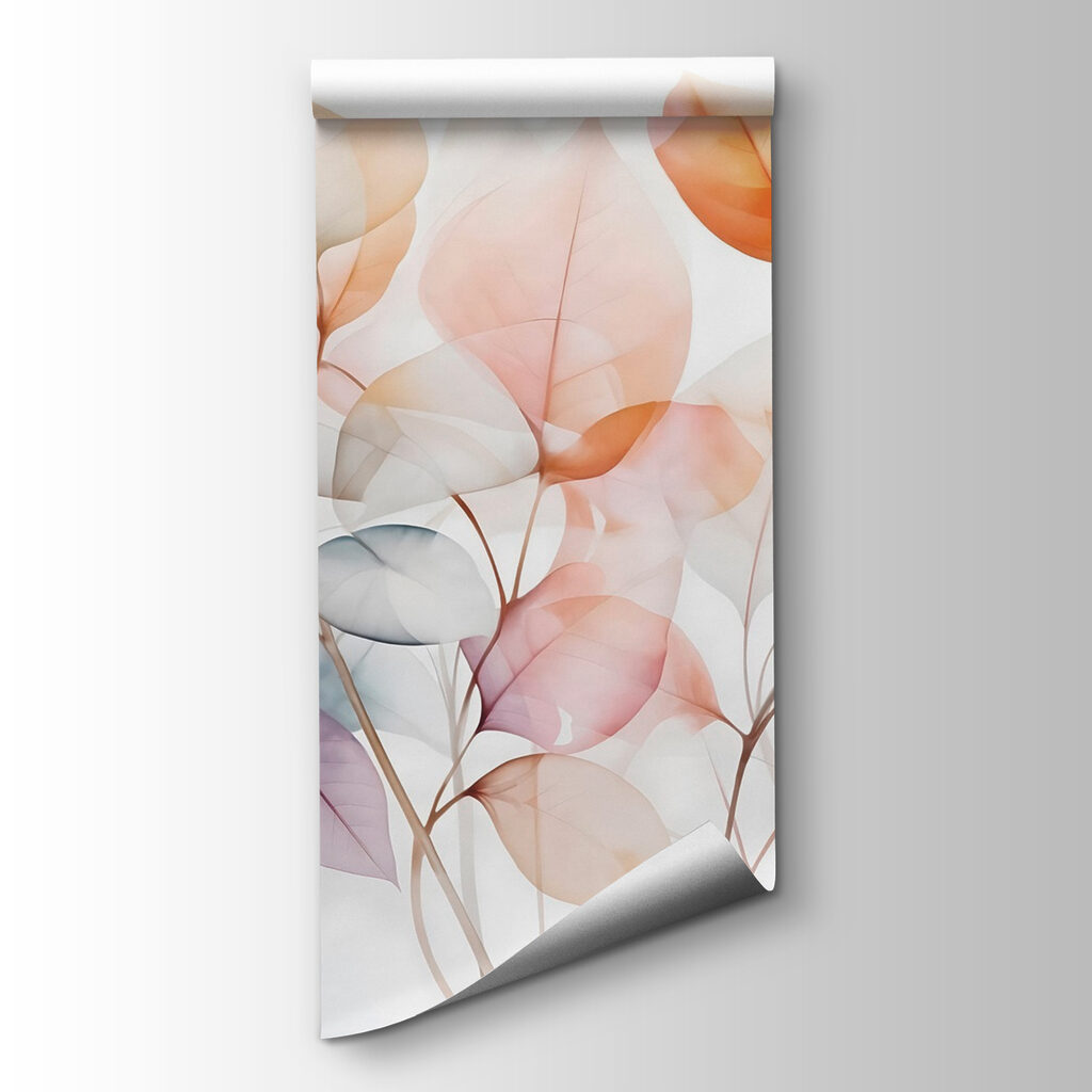 Delicate leaves in soft hues Delicate leaves in soft hues