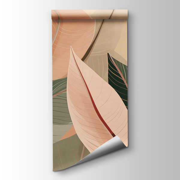 Natural hues of layered leaves