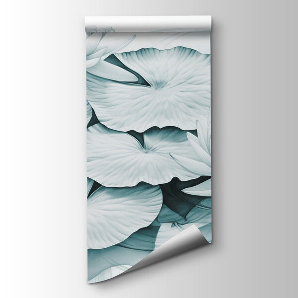 Group of lily pads and leaves Group of lily pads and leaves