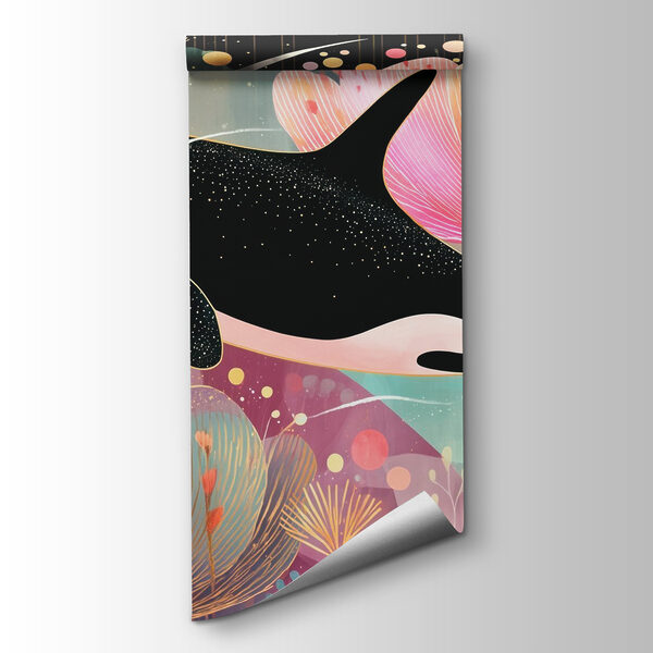 Whale swimming in the water Whale swimming in the water