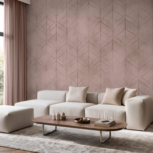 Rózsaszín és barna mintázat