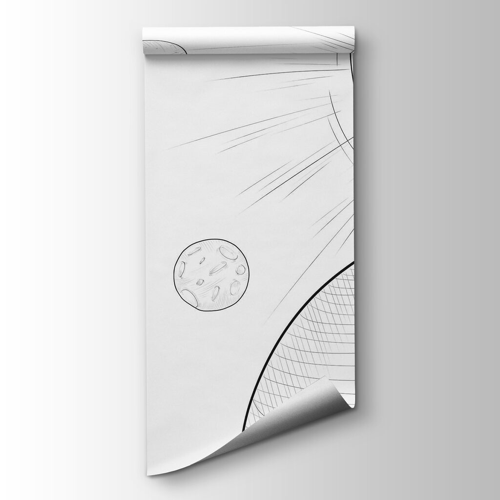 Drawing of planets and sun Drawing of planets and sun