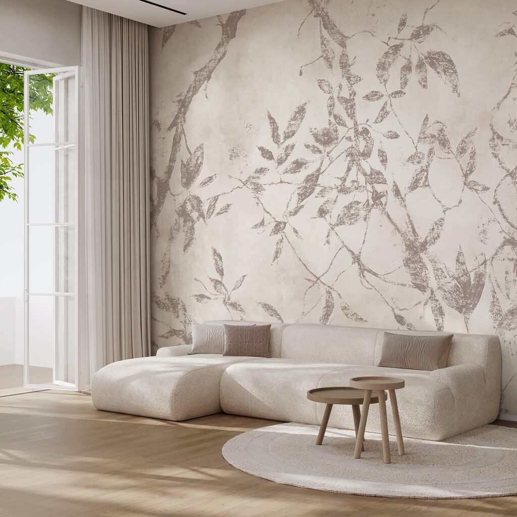 Lombminták puha háttér előtt