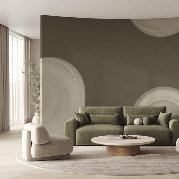 Fotótapéta Fotótapéta Fehér, kavargó tárgy barna háttér előtt (Cikkszám: t00442)