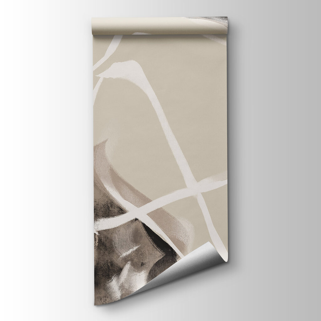 Layered lines in soft tones