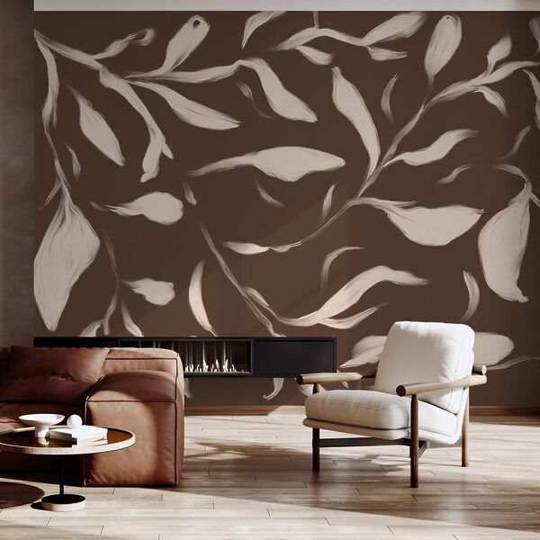 - Suttogó levelek barna háttér előtt