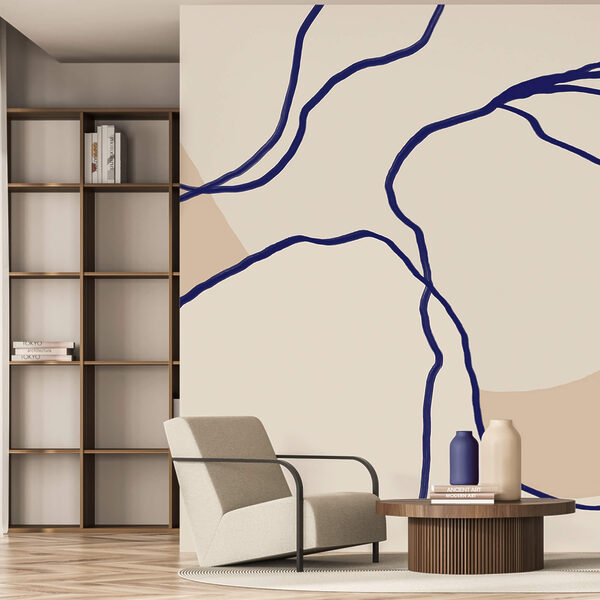 Puha háttérrel áramló vonalak