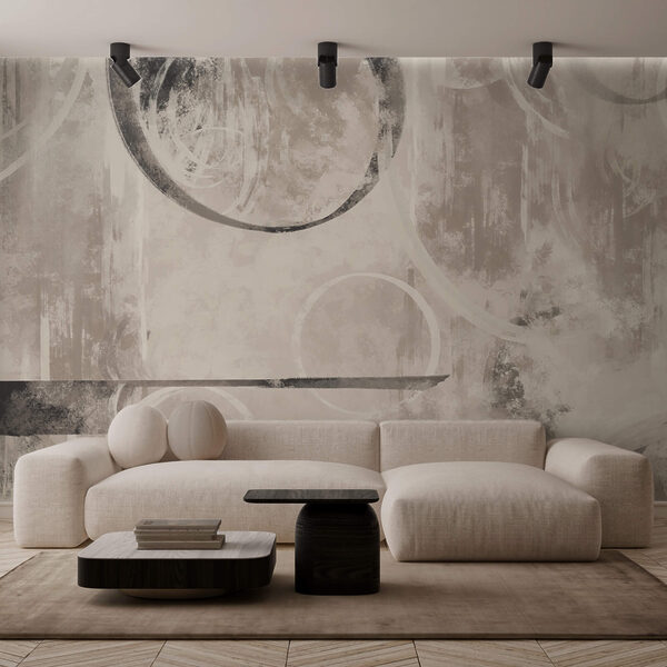 Absztrakt minták semleges színekben