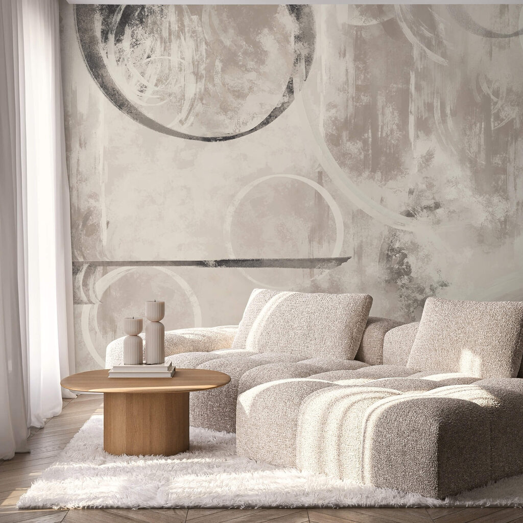 Absztrakt minták semleges színekben