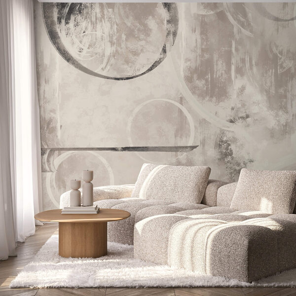 Absztrakt minták semleges színekben