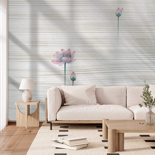 Nyugodt virágok szelíd hullámokon Nyugodt virágok szelíd hullámokon