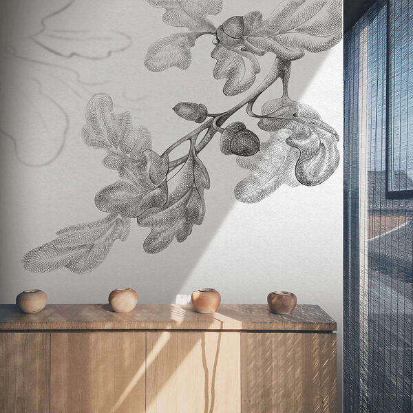 Ág és levelek rajza