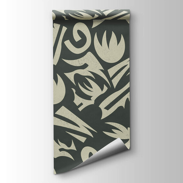 Pattern of white and gray leaves