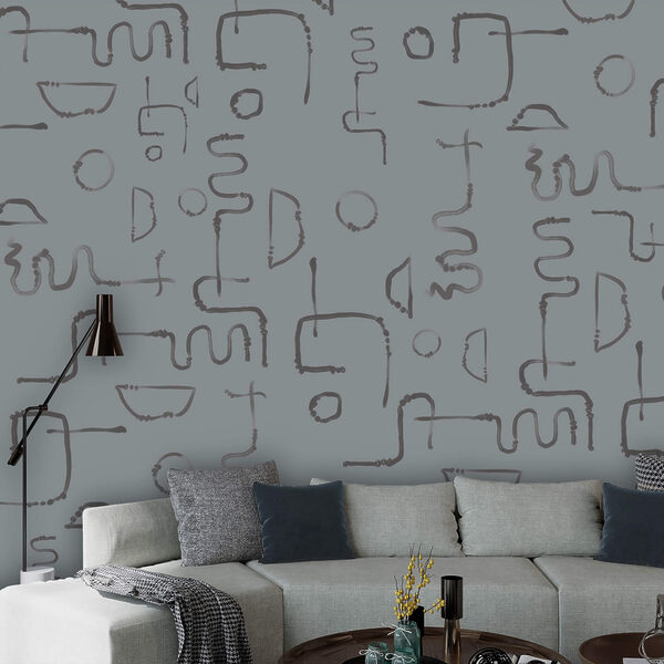 Fotótapéta Fotótapéta Vonalak és formák mintázata (Cikkszám: t00478)