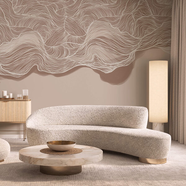 Barna és fehér hullámos mintázat Barna és fehér hullámos mintázat