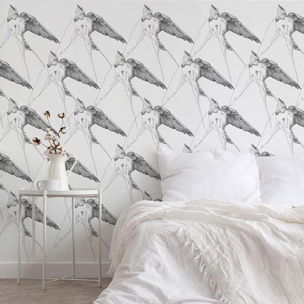 Csoport madarak szárnyakkal Csoport madarak szárnyakkal