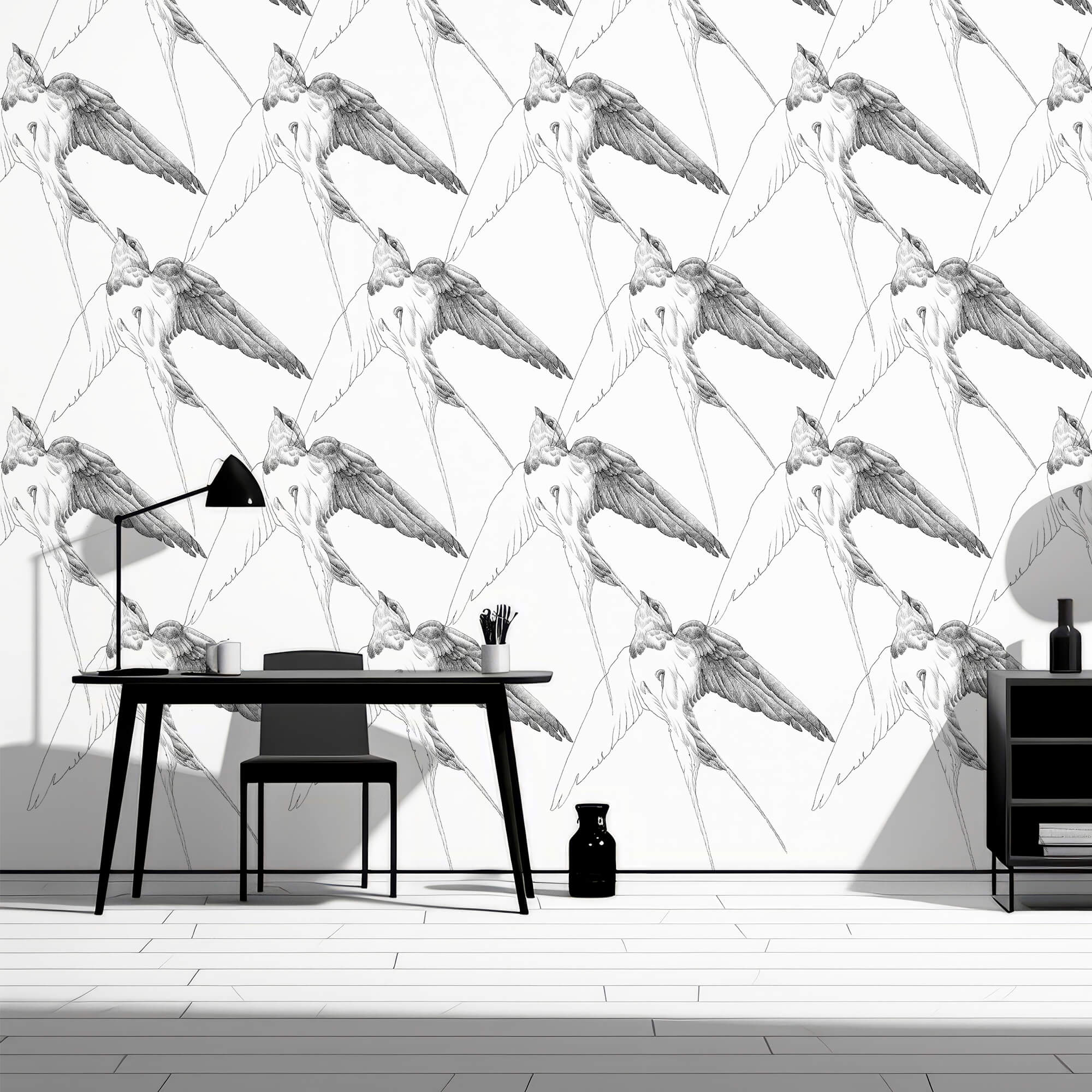 Csoport madarak szárnyakkal Csoport madarak szárnyakkal