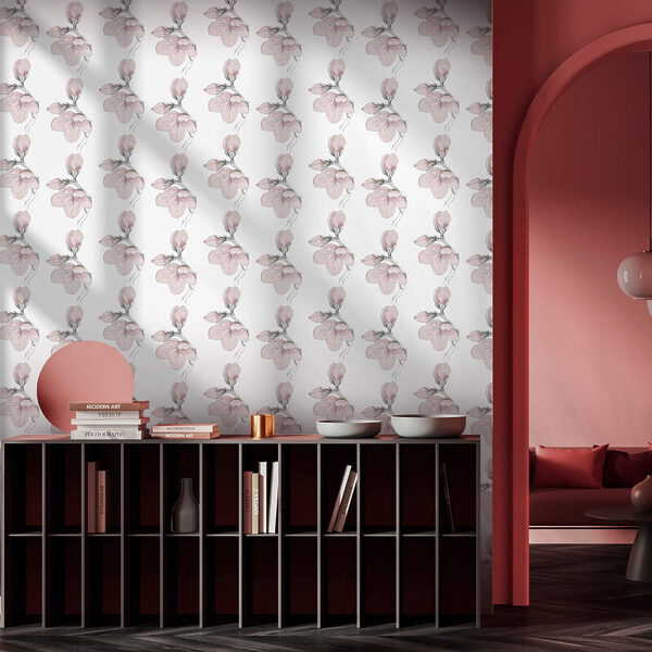 Virágmintás fehér háttér Virágmintás fehér háttér