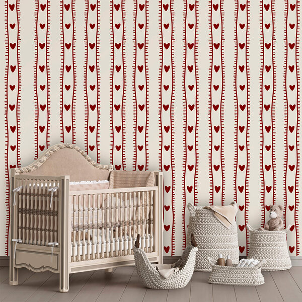 Piros-fehér mintázat