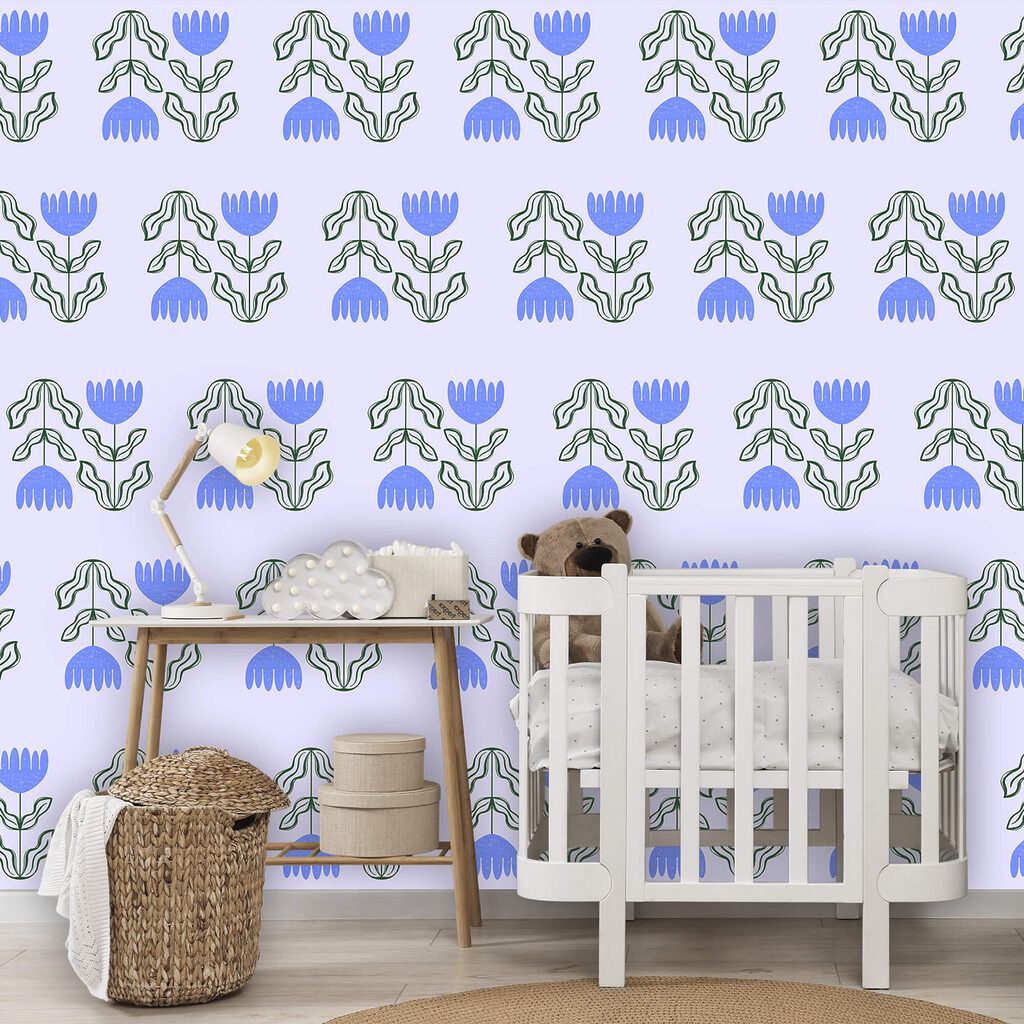 Virágok és levelek mintája Virágok és levelek mintája