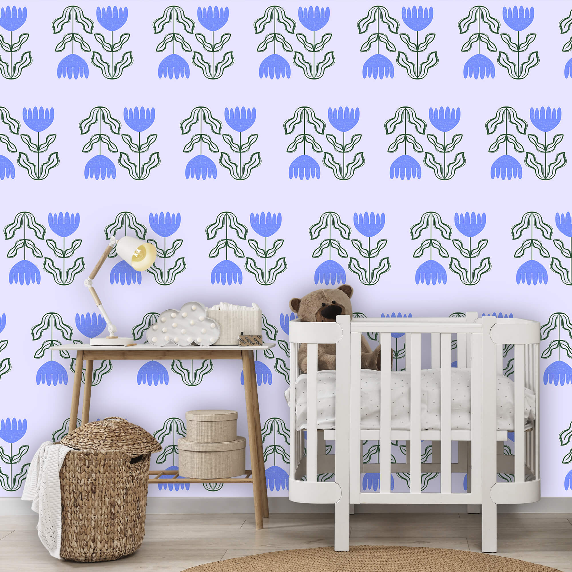 Virágok és levelek mintája Virágok és levelek mintája