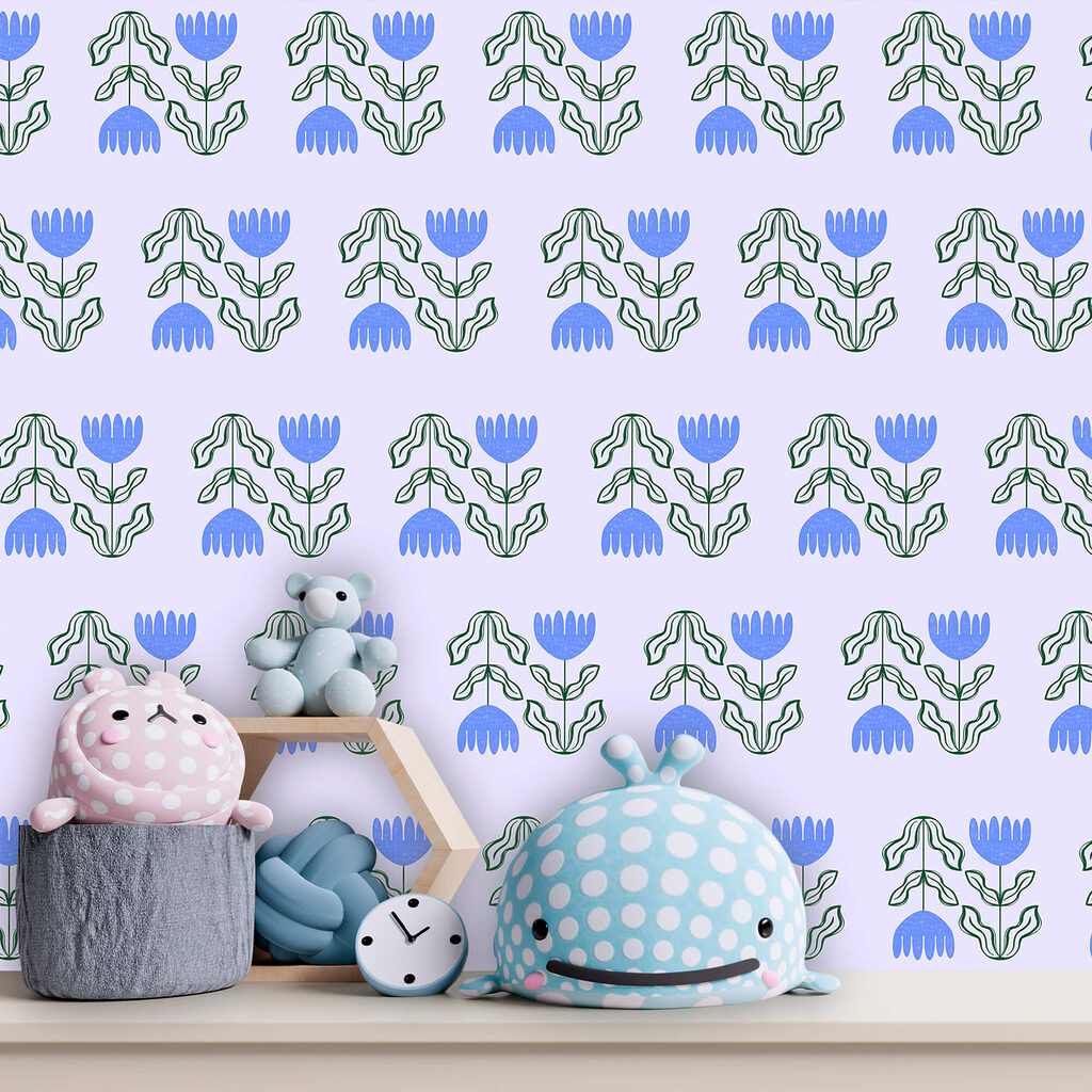 Virágok és levelek mintája Virágok és levelek mintája