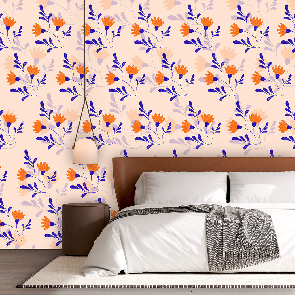 Virágok és levelek mintája Virágok és levelek mintája