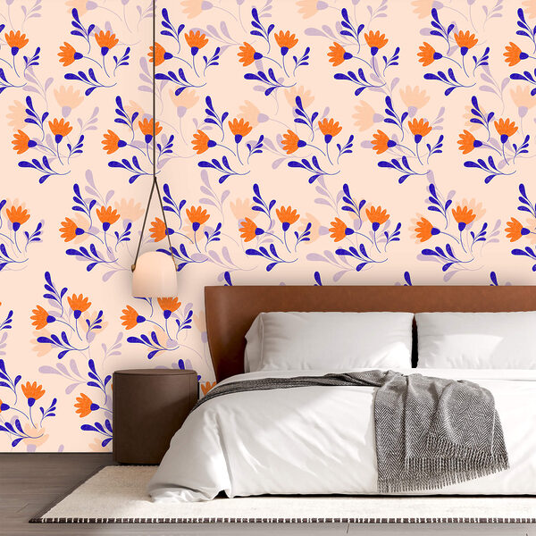 Virágok és levelek mintája Virágok és levelek mintája