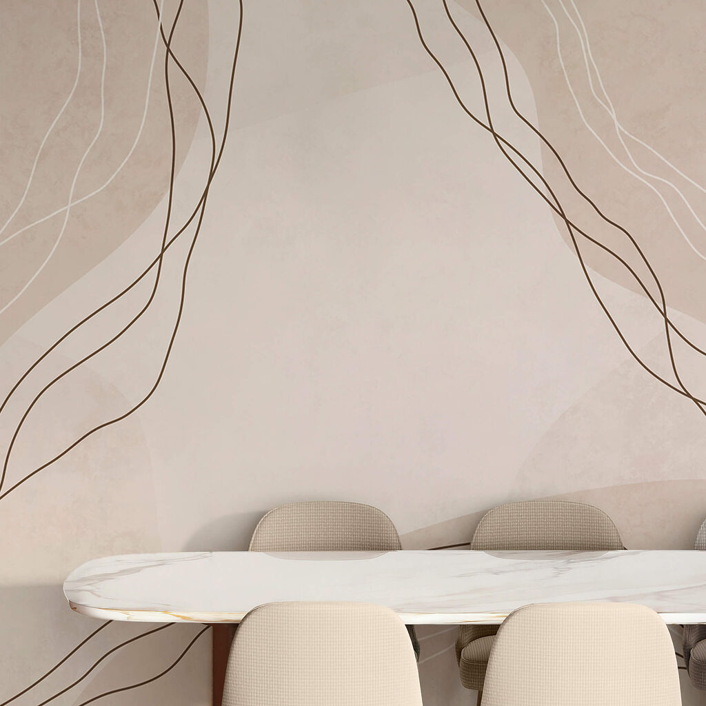 Fehér és barna vonalak bézs háttérrel Fehér és barna vonalak bézs háttérrel