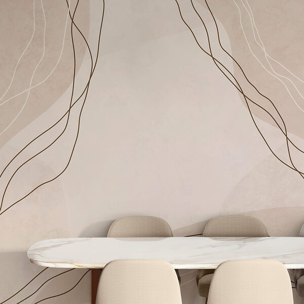 Fehér és barna vonalak bézs háttérrel Fehér és barna vonalak bézs háttérrel