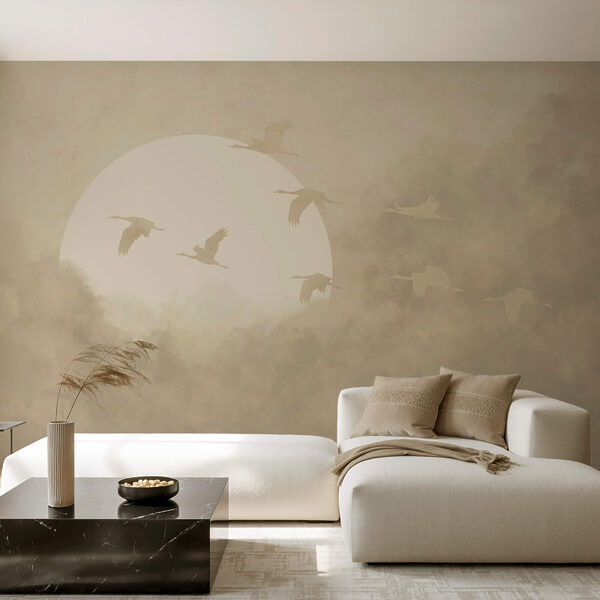 Madarak repülnek az égen