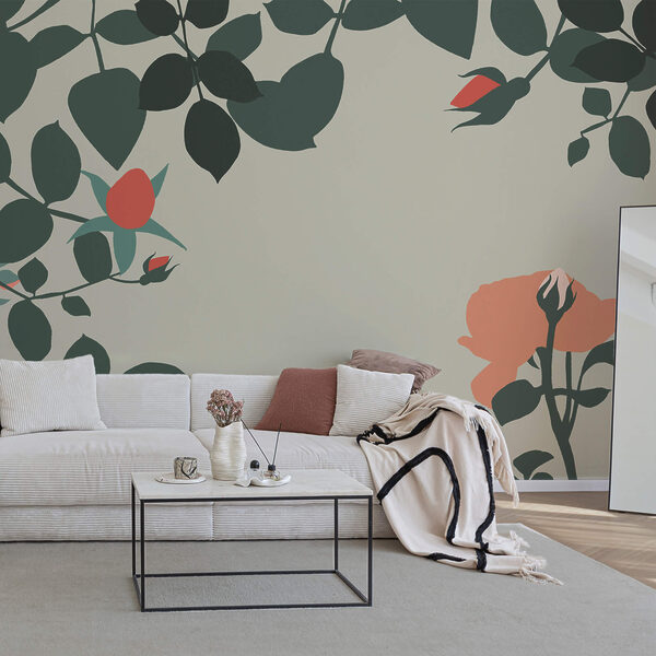 Virágos dizájn élénk színekkel