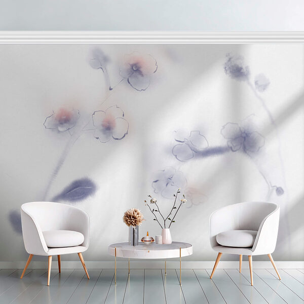 Puha szirmok finom akvarellfestékkel