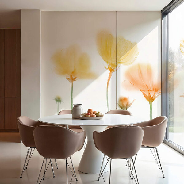 Virágcsokor fényben