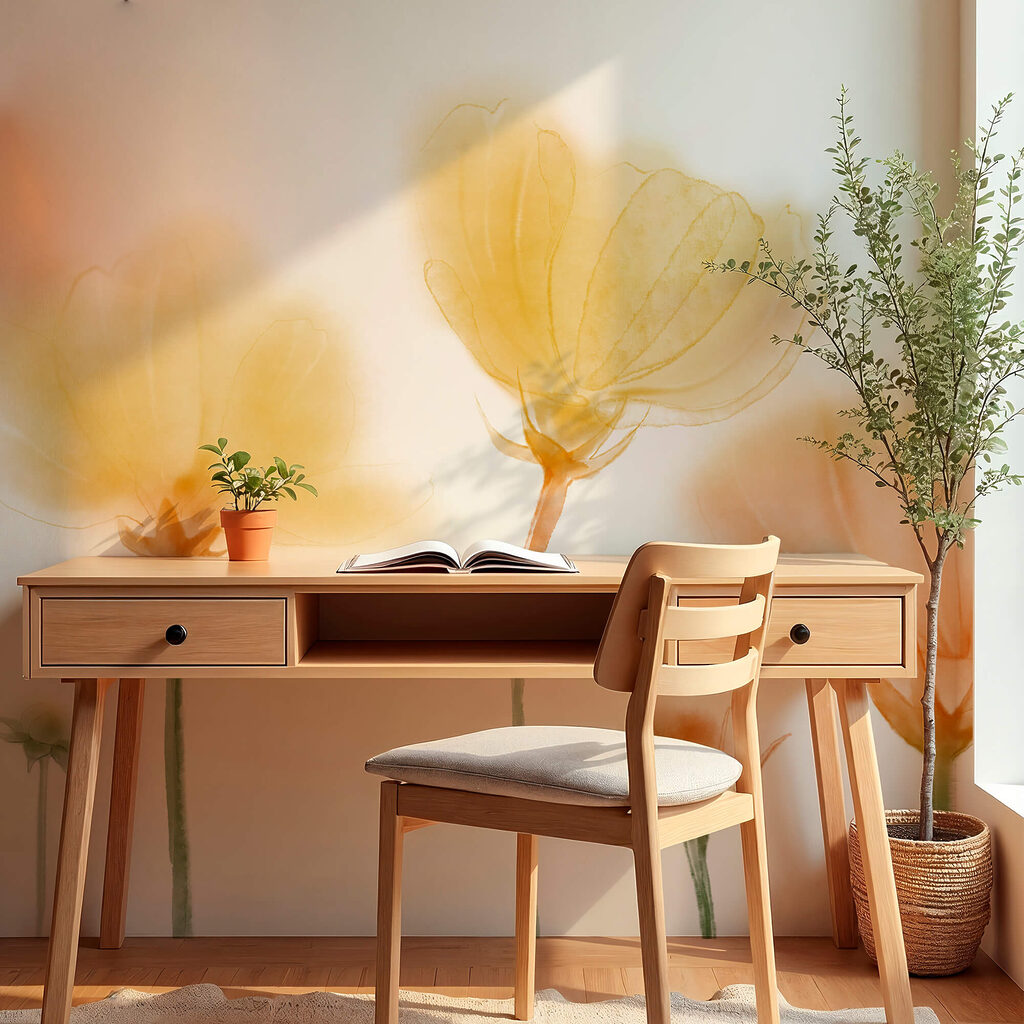 Virágcsokor fényben