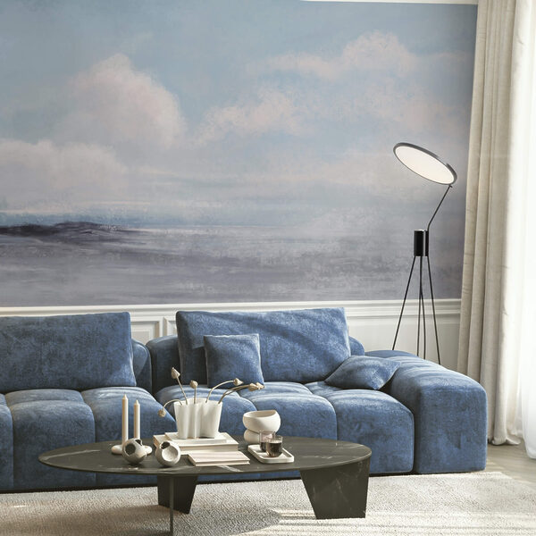 Tájkép felhős éggel