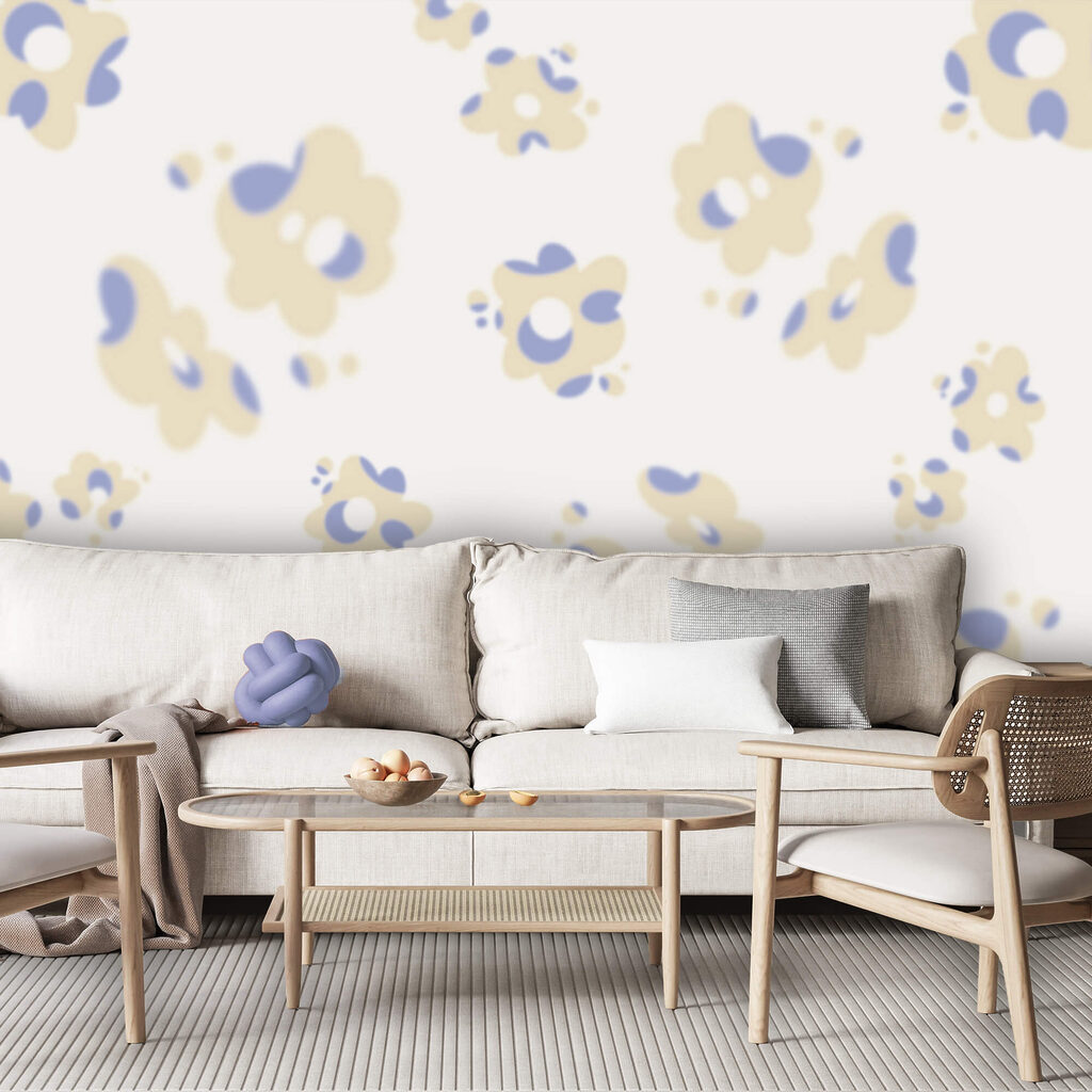 Virágmintás fehér háttér Virágmintás fehér háttér