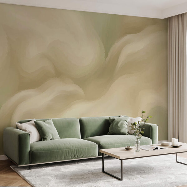 Lágy, áramló absztrakt motívumok világos színekben