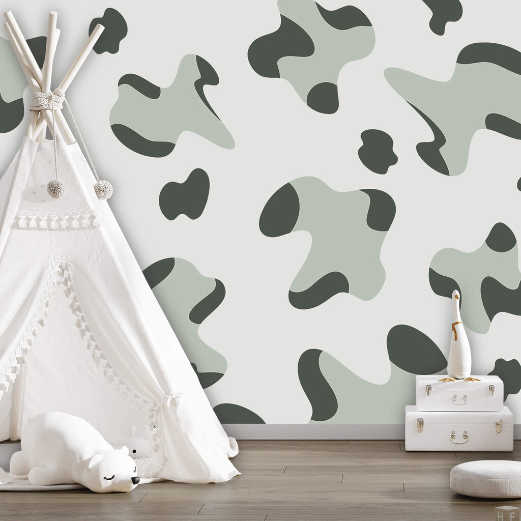 Fekete-fehér foltok mintázata