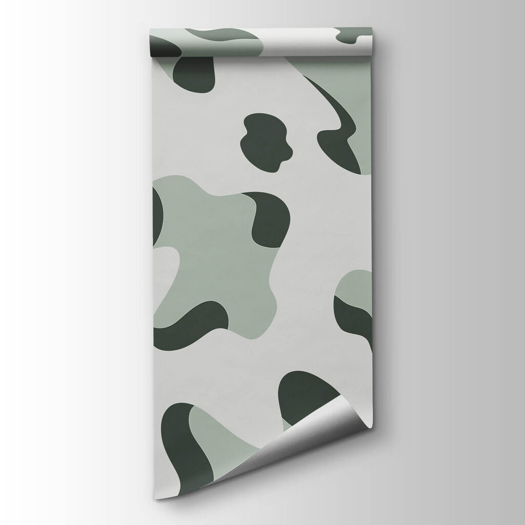 Pattern of black and white spots