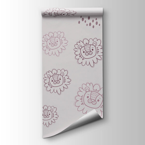 Pattern of lion heads