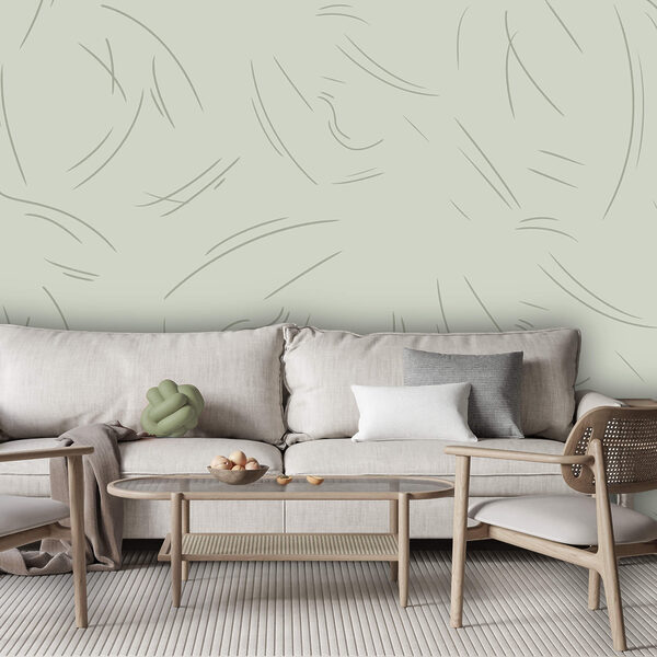 A lágy vonalak finom mozgást keltenek