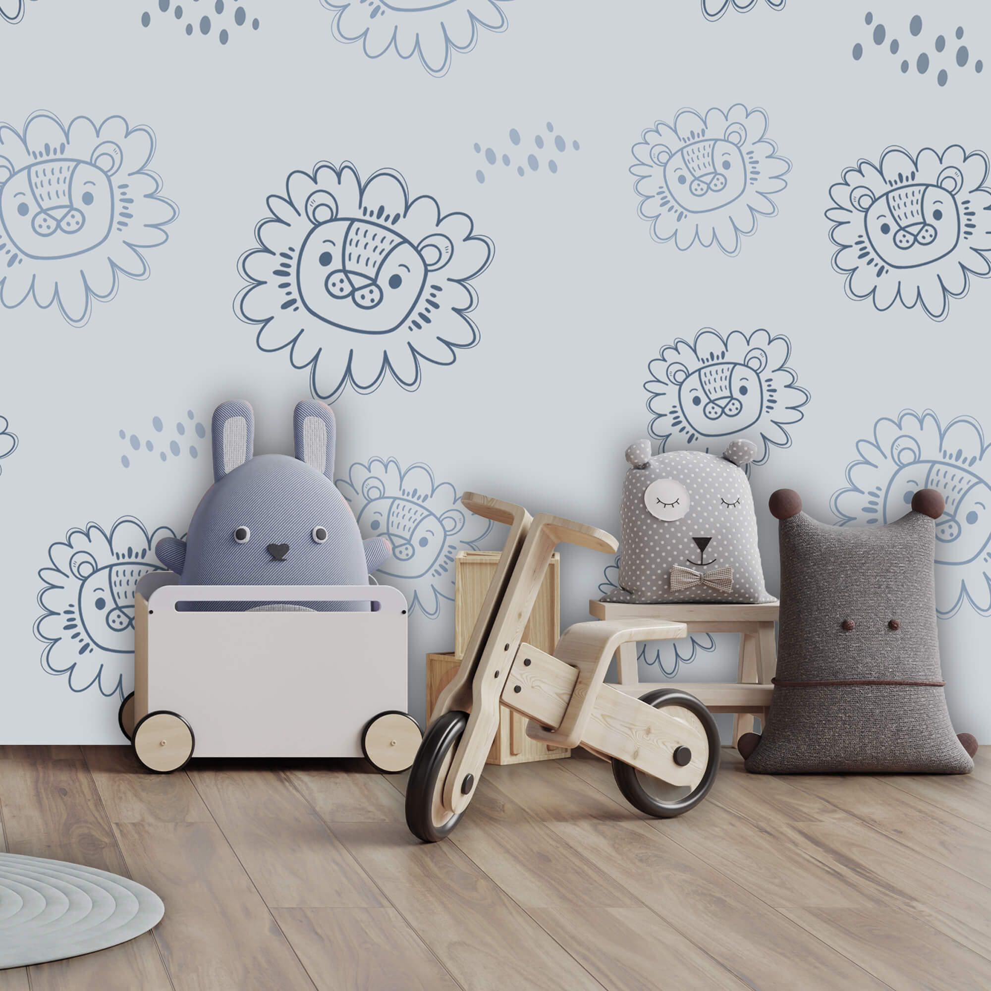 Kék oroszlánok mintája